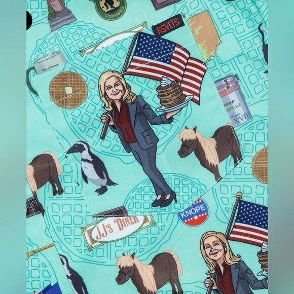 Mens Parks and Recreation RSVLTD Leslie Knope Shirt Size 2XL - Picture 5 of 10